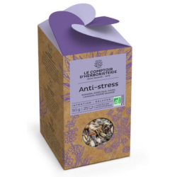 Tisane Anti-stress Bio 50G - Le comptoir d'herboristerie