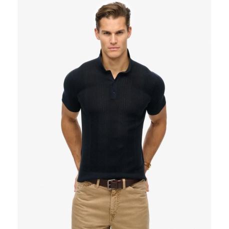 SUPERDRY Polo en maille à manches courtes