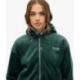 SUPERDRY Sweat à capuche zippé en velours Country Club