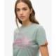 SUPERDRY T-shirt slim à strass Vintage Logo