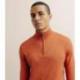 Pull IZAC col montant camionneur orange foncé