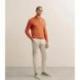 Pull IZAC col montant camionneur orange foncé