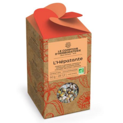 Tisane l'hépatante Bio 50G - Le comptoir d'herboristerie