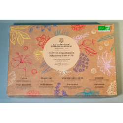 Coffret Dégustation Tisane 40 infusettes - Le comptoir d'herboristerie