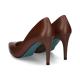 Escarpin G 8 REGINE femme NAPPA CUERO MARRON GIULIA mode élégance confort talon haut 8cm