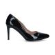 Escarpin G 8 REGINE femme VERNIS NOIR GIULIA mode élégance confort talon haut 8cm