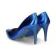 Escarpin G 8 REGINE femme METAL BLUE 15GIULIA mode élégance confort talon haut 8cm