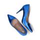 Escarpin G 8 REGINE femme METAL BLUE 15GIULIA mode élégance confort talon haut 8cm