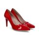 Escarpin G 8 REGINE femme DORÉ OR GIULIA mode élégance confort talon haut 8cm