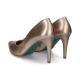 Escarpin G 8 REGINE femme DORÉ OR GIULIA mode élégance confort talon haut 8cm