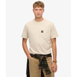 SUPERDRY T-shirt à poche et surpiqûre contrastée