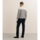 Pull col rond beige izac