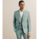 Costume 2 boutons laine majoritaire vert clair IZAC
