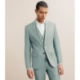 Costume 2 boutons laine majoritaire vert clair IZAC