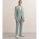 Costume 2 boutons laine majoritaire vert clair IZAC