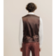 Costume 3 pièces terracotta