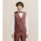 Costume 3 pièces terracotta