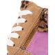 Baskets SAPPORO Velours Leo Glossy Azzuro ARA SHOES 27540-06 lacet + zip