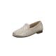 Mocassin ARA SHOES Tressé Platine Or ATLANTA plat talon 20cm High Soft Semelle amovible