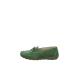 Mocassins ALABAMA  Cuir velours vert FEMME CONFORTABLE 12-19212-27 noeud coup de pied