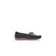 Mocassins ALABAMA  Cuir Lisse Marine FEMME CONFORTABLE 12-19212-02 noeud coup de pied