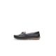 Mocassins ALABAMA  Cuir Lisse Marine FEMME CONFORTABLE 12-19212-02 noeud coup de pied