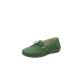 Mocassins ALABAMA  Cuir velours Léopard FEMME CONFORTABLE 12-19212-26 noeud coup de pied