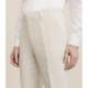 Pantalon 100% lin beige IZAC