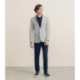 Veste casual 2 boutons bleue IZAC
