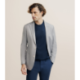 Veste casual 2 boutons bleue IZAC