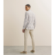 Chemise à fleurs 100% coton beige IZAC