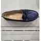 Mocassins ALABAMA  Cuir Marine Irisé FEMME CONFORTABLE 12-19212-32  noeud coup de pied