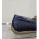 Mocassins ALABAMA  Cuir Marine Irisé FEMME CONFORTABLE 12-19212-32  noeud coup de pied