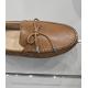 Mocassins ALABAMA  Cuir CAMEL FEMME CONFORTABLE 12-19212-25  noeud coup de pied