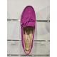 Mocassins ALABAMA  Cuir velours Fushia FEMME CONFORTABLE 12-19212-43 noeud coup de pied