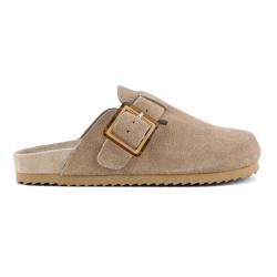 Sabot H.C BIO 086 en Daim Monocolore MUS Sable avec boucle de côté COLORS OF CALIFORNIA Femme