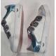 Baskets SEMERDJIAN scratchs paillettes Bleu ciel Rose semelle amovible glitter pailletes femme GAREN 11639