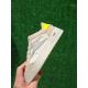 Basket NOUBAR Blanc/BEIGE VERNIS JAUNE FLUO paillettes 11487 lacet Blanc SMR23 semelle amovible