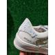 Basket NOUBAR Blanc/ Glitters Bleu Ciel paillettes A125 lacet Blanc semelle amovible