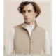 Blouson sans manche beige IZAC