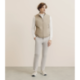 Blouson sans manche beige IZAC