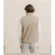 Blouson sans manche beige IZAC