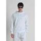 SWEAT-SHIRT REGULAR FIT EN COTON MÉLANGÉ AVEC ÉCUSSON LOGOTYPÉ ANTONY MORATO