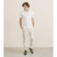 Polo zip blanc IZAC