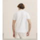 Polo zip blanc IZAC