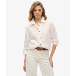 SUPERDRY Chemise boyfriend décontractée en lin