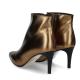 Bottine SOFIA GOLDEN GLIMMER à talon fin de 7cm forme pointue fermeture éclair pour l'enfiler