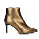 Bottine SOFIA G8 Cuir Suédé NOIR synthetique à talon fin de 7cm forme pointue fermeture éclair pour l'enfiler