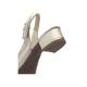 Bride arrière GRAZ Cuir beige ARA 11802-02 talon 3,5cm décolleté mors décoratif métal