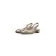 Bride arrière GRAZ Cuir beige ARA 11802-02 talon 3,5cm décolleté mors décoratif métal